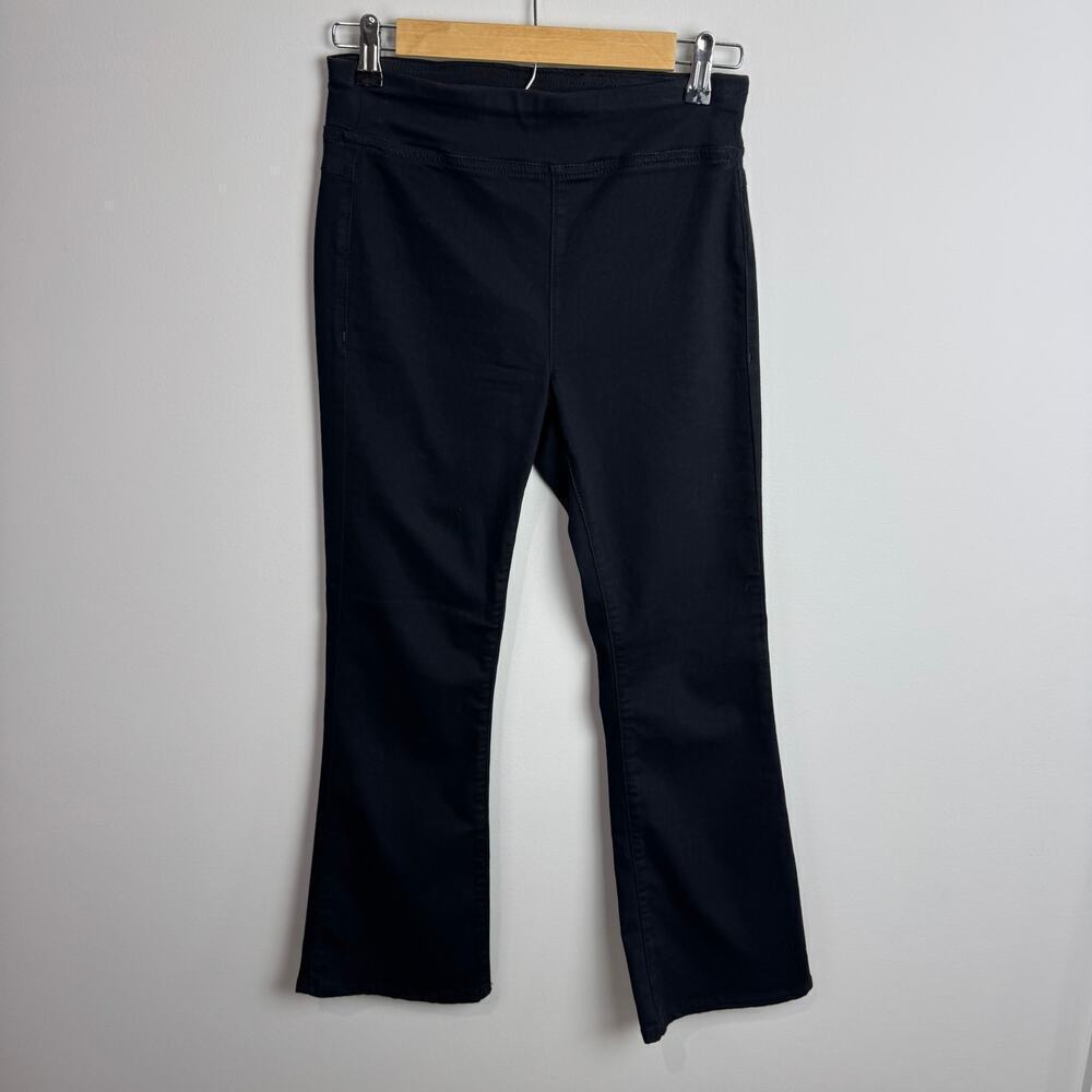 Free People We The Free In My Feelings Cropped Slim Flare Jeans in Black XS